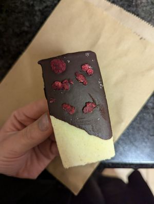 Shortbread cookie at Greens & Co in Galway