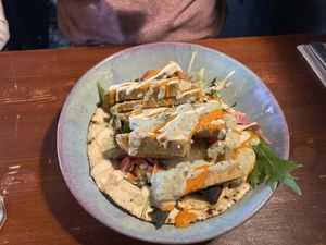 Chickie flatbread   at Greens & Co in Galway