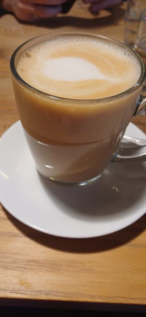 Oat latte at Greens & Co in Galway