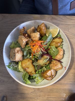 Vish & Smashed Potatos  at Greens & Co in Galway