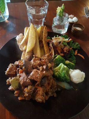 Irish stew at Greens & Co in Galway