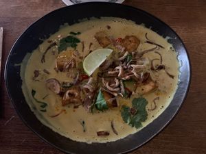 Malaysian curry  at Greens & Co in Galway