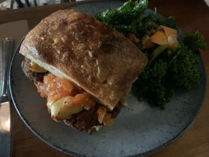 Meatball sandwich  at Greens & Co in Galway