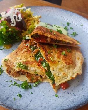 Mediterranean crepes at Greens & Co in Galway
