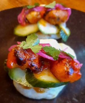 Cauliflower bao at Greens & Co in Galway