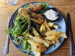 Delicious Tofish and Chips 😍 at Greens & Co in Galway