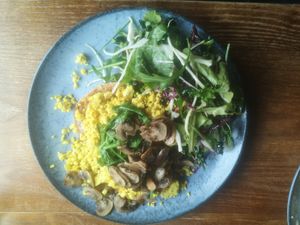 Tofu scramble at Greens & Co in Galway