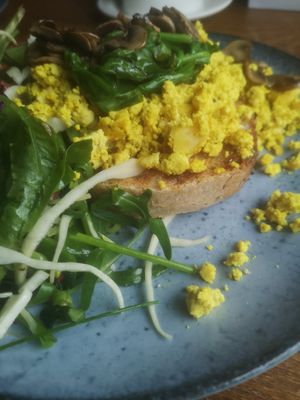 Tofu scramble at Greens & Co in Galway