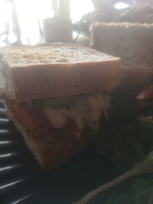 Seitan sandwich at Greens & Co in Galway