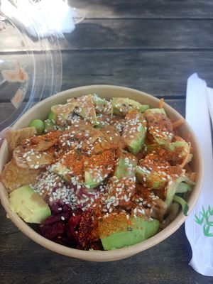 Vegan Bowl at V&A Food Market in Cape Town