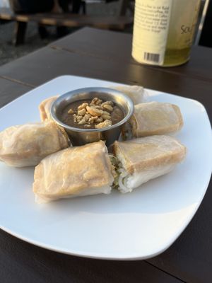 Tofu salad rolls   at IPho in New Paltz