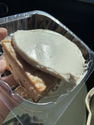 Carrot cake #Veganuary at Natural Sisters Cafe in Joshua Tree