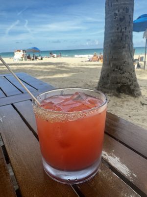 Sober Pirate Mocktail  #Veganuary at Numero Uno Beach House in San Juan