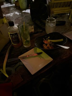 Fantastic vegan options right on the beach., there’s security to get into the neighborhood don’t make the mistake we did thinking no one was there so we went through the exit,  at Numero Uno Beach House in San Juan