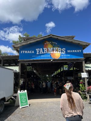   at Farmers Market in Ithaca