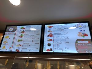 Menu at Pasta & Pasta in Venice