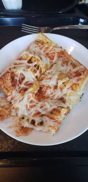 Buffalo chicken pizza at eden in Wilkes-barre