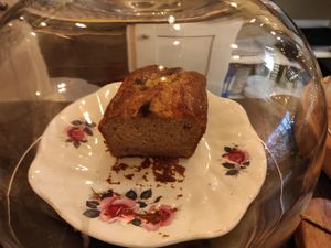 Vegan banana cake at The Cracked Teapot in New Ross