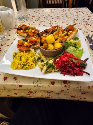 Vegan Slipper Pizza at The Cracked Teapot in New Ross