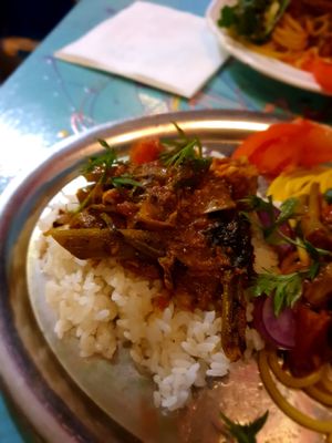 curry on rice at onsoonsee 온순씨 in Seoul