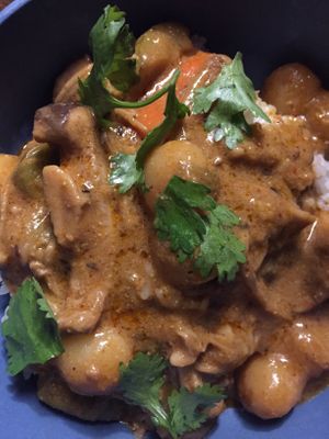 Indian curry with Korean local ingredients  at onsoonsee 온순씨 in Seoul