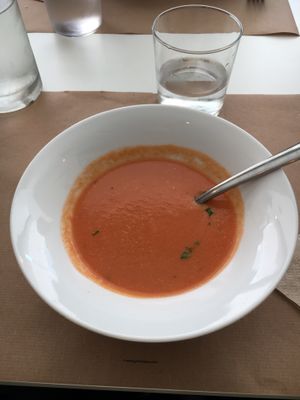 gazpacho andaluz at DASO - Carlos III in Barcelona
