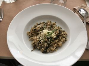 risotto at DASO - Carlos III in Barcelona