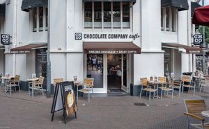 Outside at Chocolate Company Café in Deventer