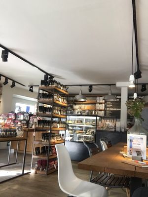 Inside  at Chocolate Company Café in Deventer