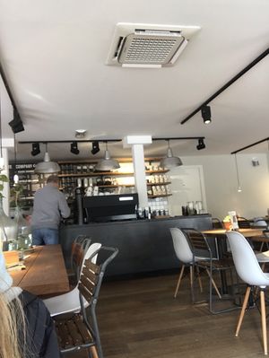 Inside at Chocolate Company Café in Deventer