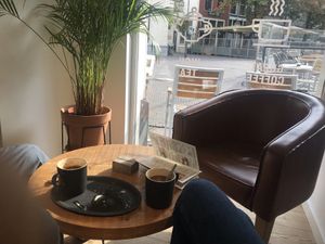 Seating at Chocolate Company Café in Deventer