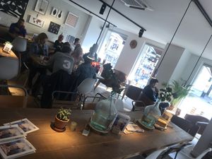 Inside at Chocolate Company Café in Deventer