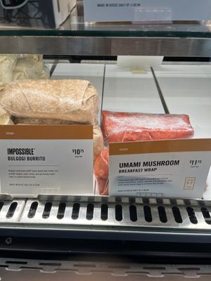 Vegan wraps   at JJ Bean Coffee Roasters - Davie St in Vancouver