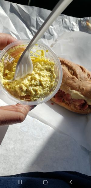 Noegg salad  at NoButcher in Las Vegas