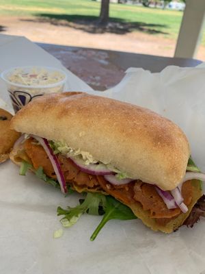 Italian cold cut sandwich  at NoButcher in Las Vegas