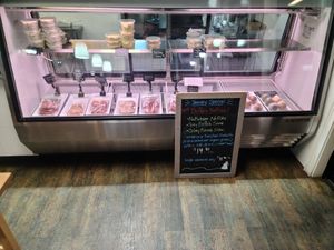 Display case at NoButcher in Las Vegas