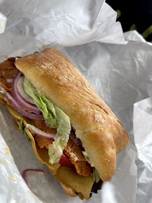 Italian cold cut - so good!!  at NoButcher in Las Vegas