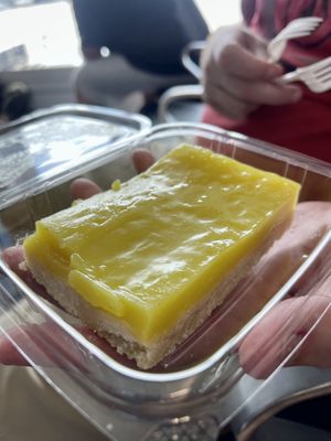 Lemon bar   at NoButcher in Las Vegas