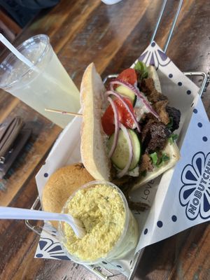 Greek sandwich   at NoButcher in Las Vegas