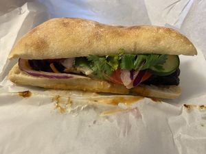 Aloha NoRib Sandwich.  at NoButcher in Las Vegas