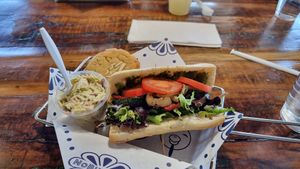 Mediteranean Sandwich at NoButcher in Las Vegas