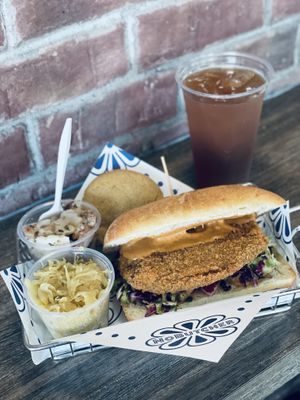 Schnitzel special  at NoButcher in Las Vegas