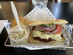 Aloha No Rib sandwichh  at NoButcher in Las Vegas