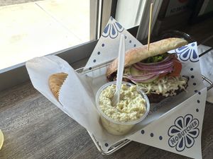 NoRib meal deal with NoEgg Salad  at NoButcher in Las Vegas