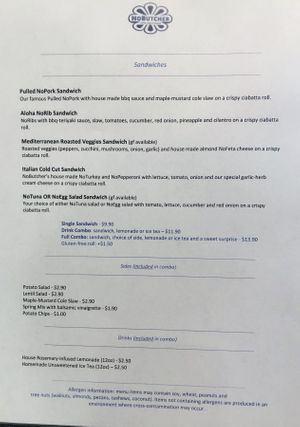 I recommend one of each.  😎 at NoButcher in Las Vegas