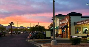 NoButcher at night at NoButcher in Las Vegas