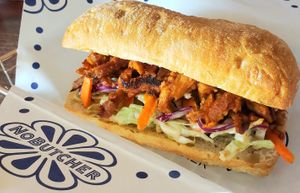 Pulled NoPork Sandwich at NoButcher in Las Vegas