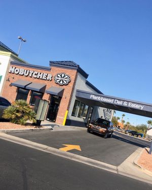 Outside at NoButcher in Las Vegas