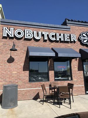 Front of building  at NoButcher in Las Vegas