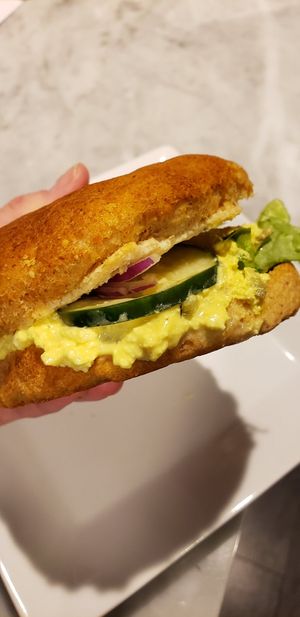 Egg salad at NoButcher in Las Vegas